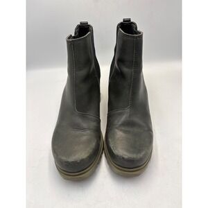 Sorel Joan of Arctic Wedge III‎ Chelsea Bootie Size 9 Dark Moss Sage NL4588